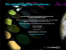 Tablet Screenshot of monsheribeauty.com